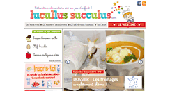 Desktop Screenshot of lucullus-succulus.com