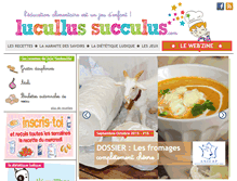 Tablet Screenshot of lucullus-succulus.com